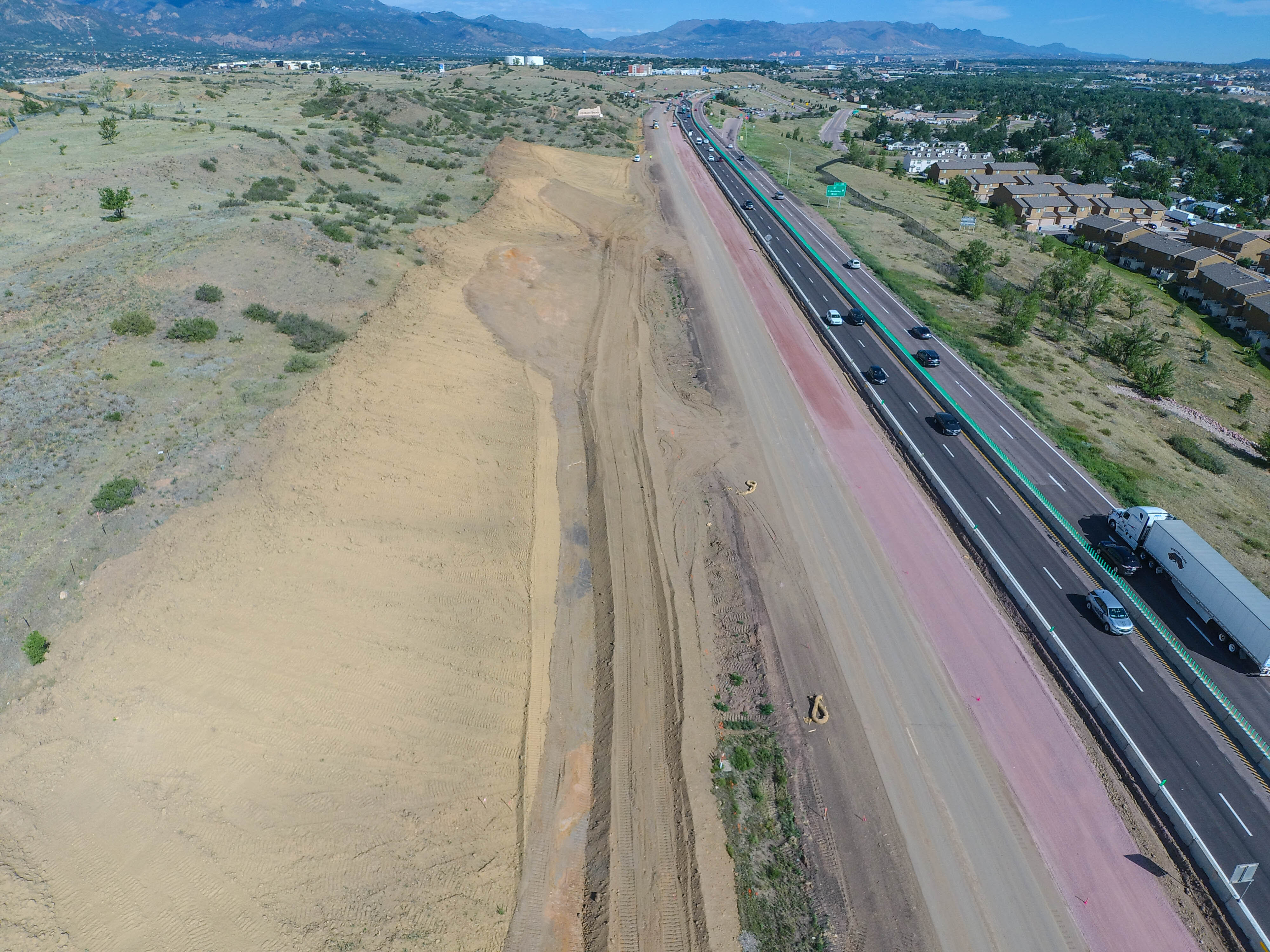 Overhead View of I-25 in Colorado Springs detail image
