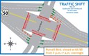 US 50 Purcell Boulevard traffic shift detour map.jpg thumbnail image