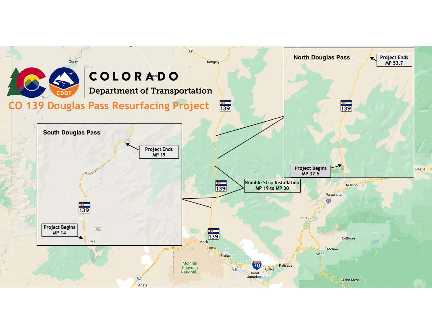 CO 139 Douglas Pass Resurfacing Project Map.jpg detail image