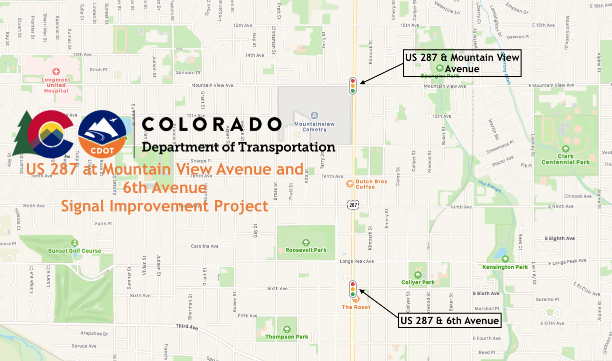 CO 287 Signal Improvement Project Map Image detail image