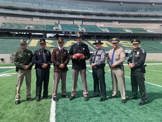 Colorado State Patrol offers at Border War football game detail image