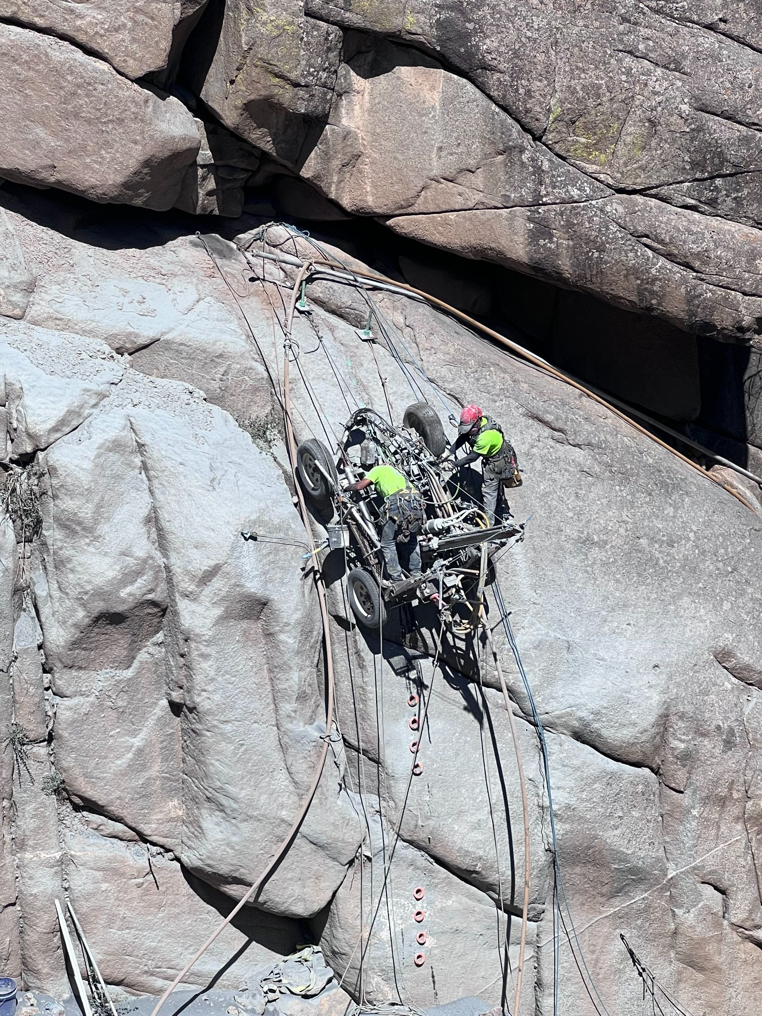 Crews Working on Rockface detail image