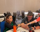 Clinic volunteer takes Wana cannabis edible before mock impairment testing.jpg thumbnail image