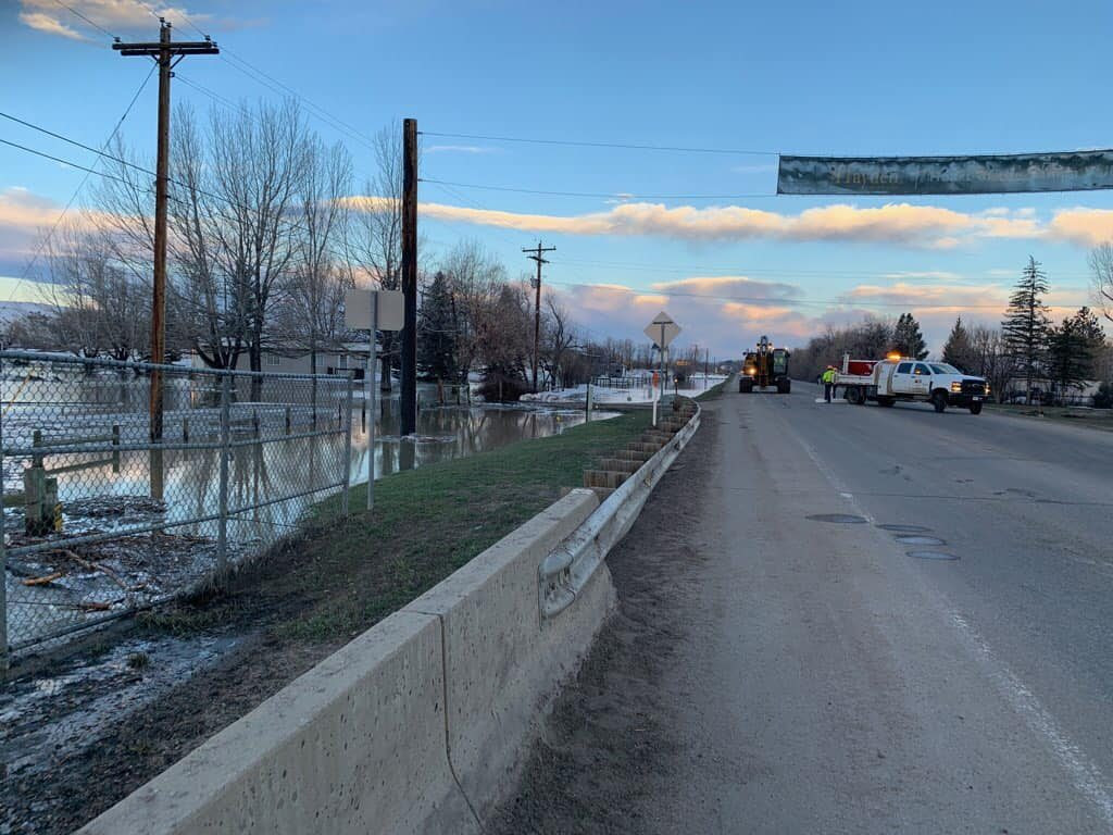 Street view of the flooding on US 40 in Hayden.jpg detail image