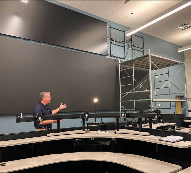 CDOT Deputy Director of Operations Bob Fifer providing a tour of the new Eisenhower Johnson Memorial Tunnels Operations Center.