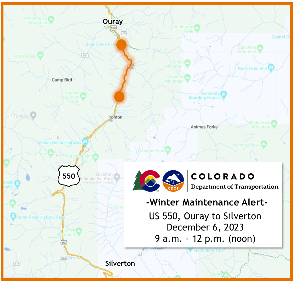 US 550  Winter Maintenance Alert Map.png detail image
