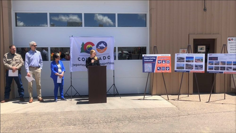 CDOT Executive Director Shoshana Lew speaks at celebration for the completion of Wildlife Underpass Project.jpg detail image