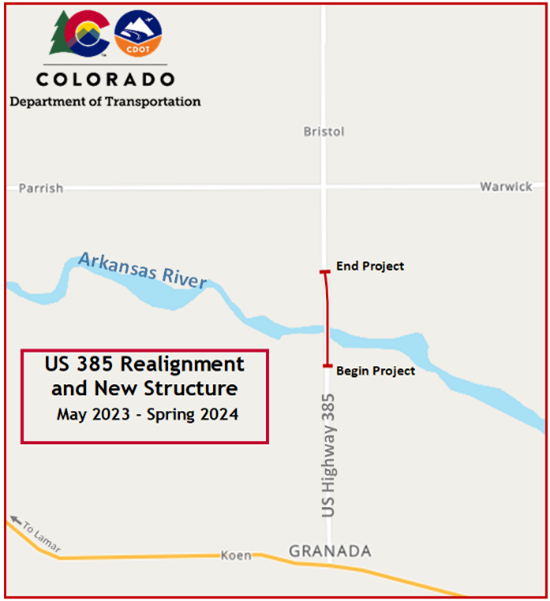 US 385 realignment US 385 realignment