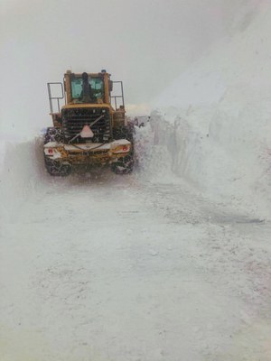 CDOT Photos CDOT maintenance crews tackled large slide paths on the west side of US 160 Wolf Creek Pass