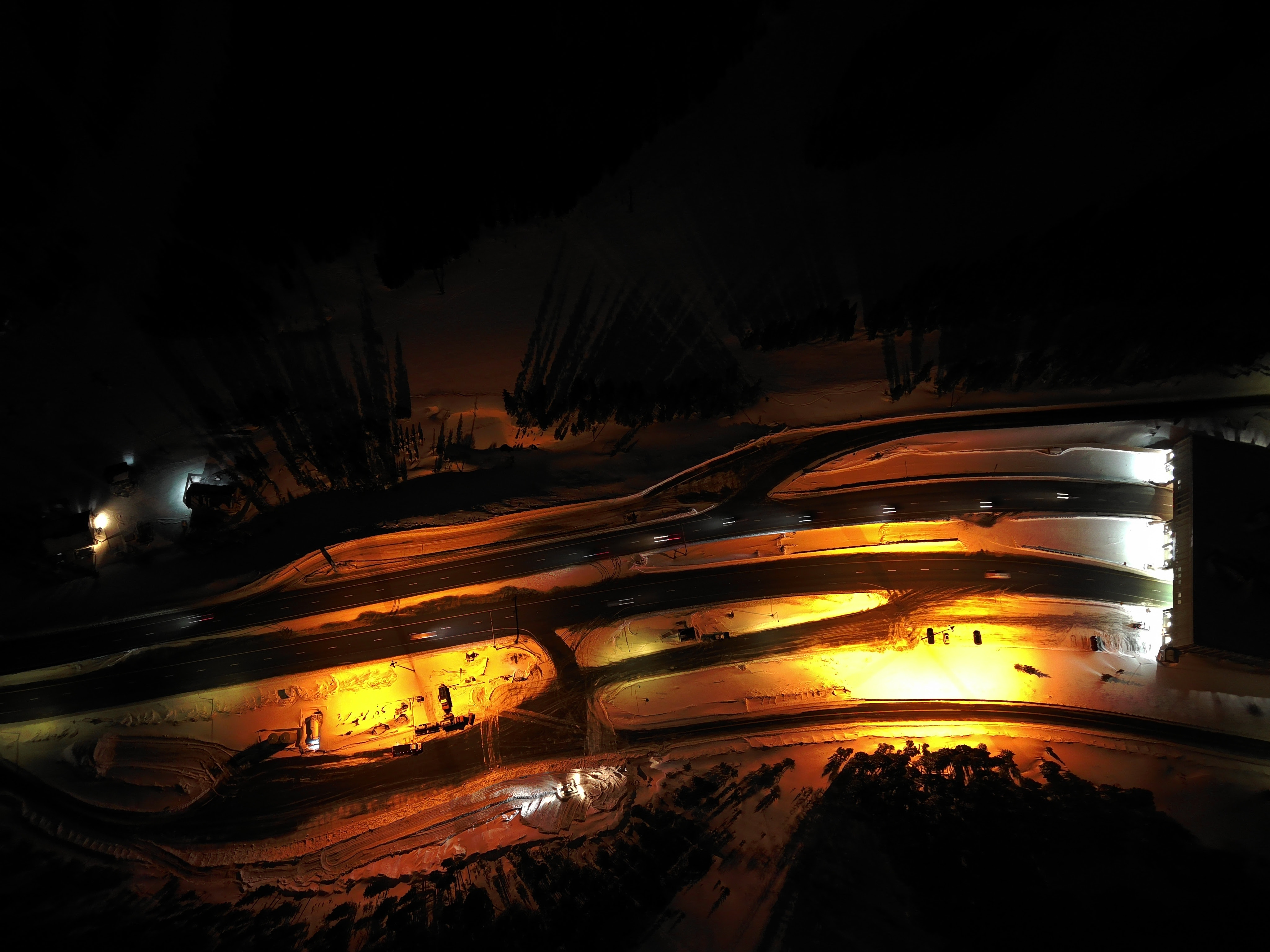 Eisenhower-Johnson Memorial Tunnel aerial view at night.jpg detail image