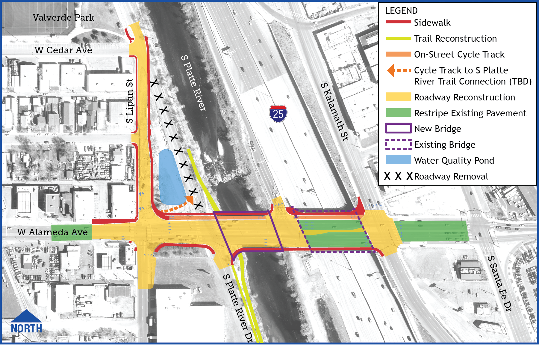 Map of the Alameda Bridge over I-25 improvements.png detail image