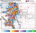 National Weather Service map expected snowfall March 10 to 12.png thumbnail image