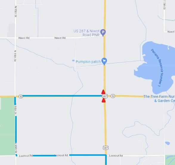 Project map of intersection of US 287 and CO 52 between the cities of Longmont and Broomfield.jpg detail image