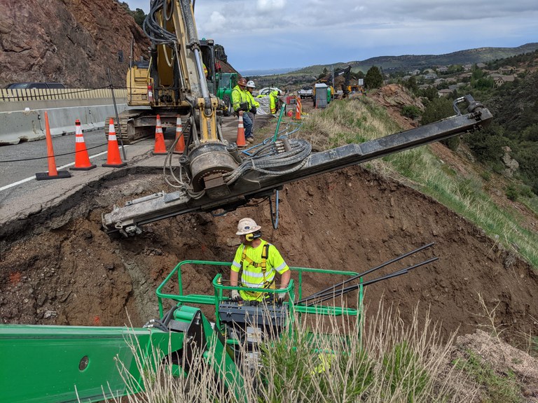 Construction Crews Conducting Emergency Repairs on US 285