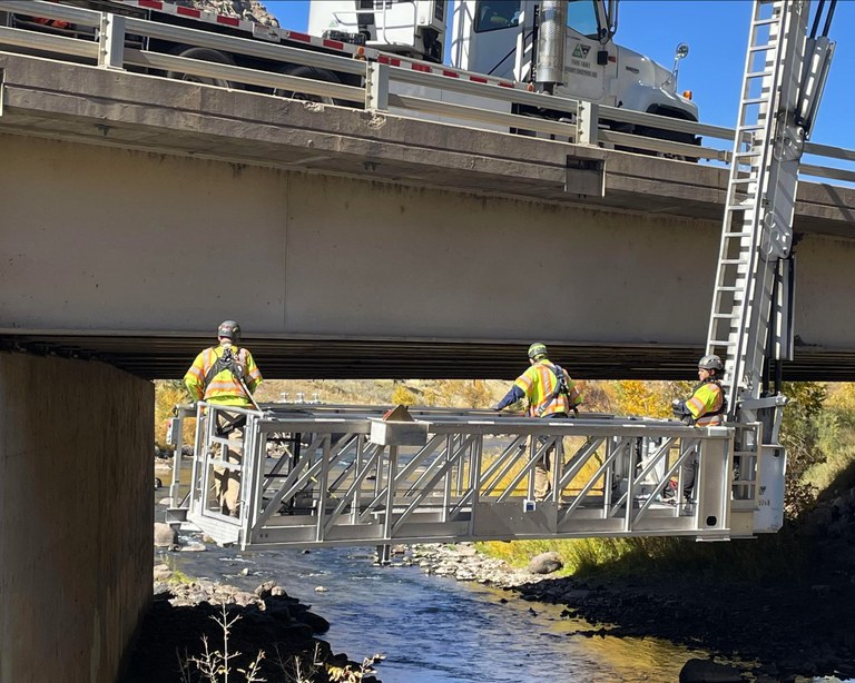 Bridge Inspection SW Colorado Bridge Inspection Crew