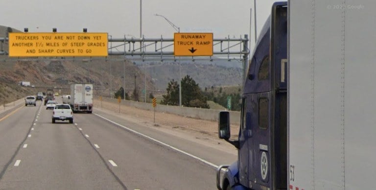 Eastbound I-70 Mount Vernon