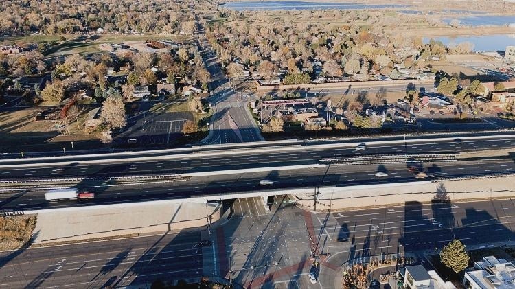 I-70 bridge over 32nd Ave