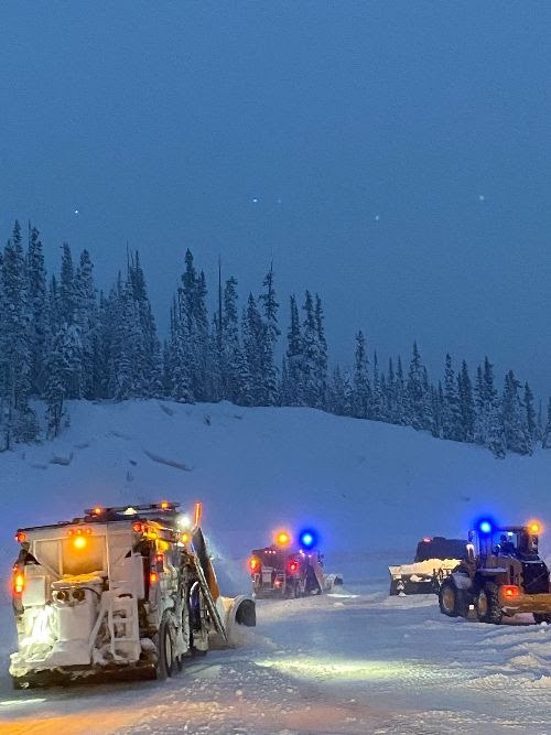 Plows on US 40