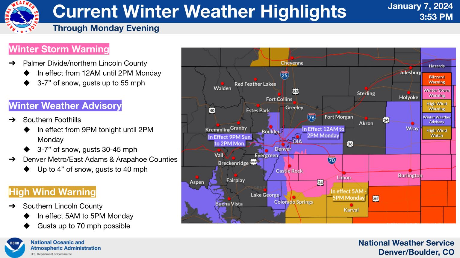 Winter Weather Highlights map for Jan. 7 and 8.png detail image