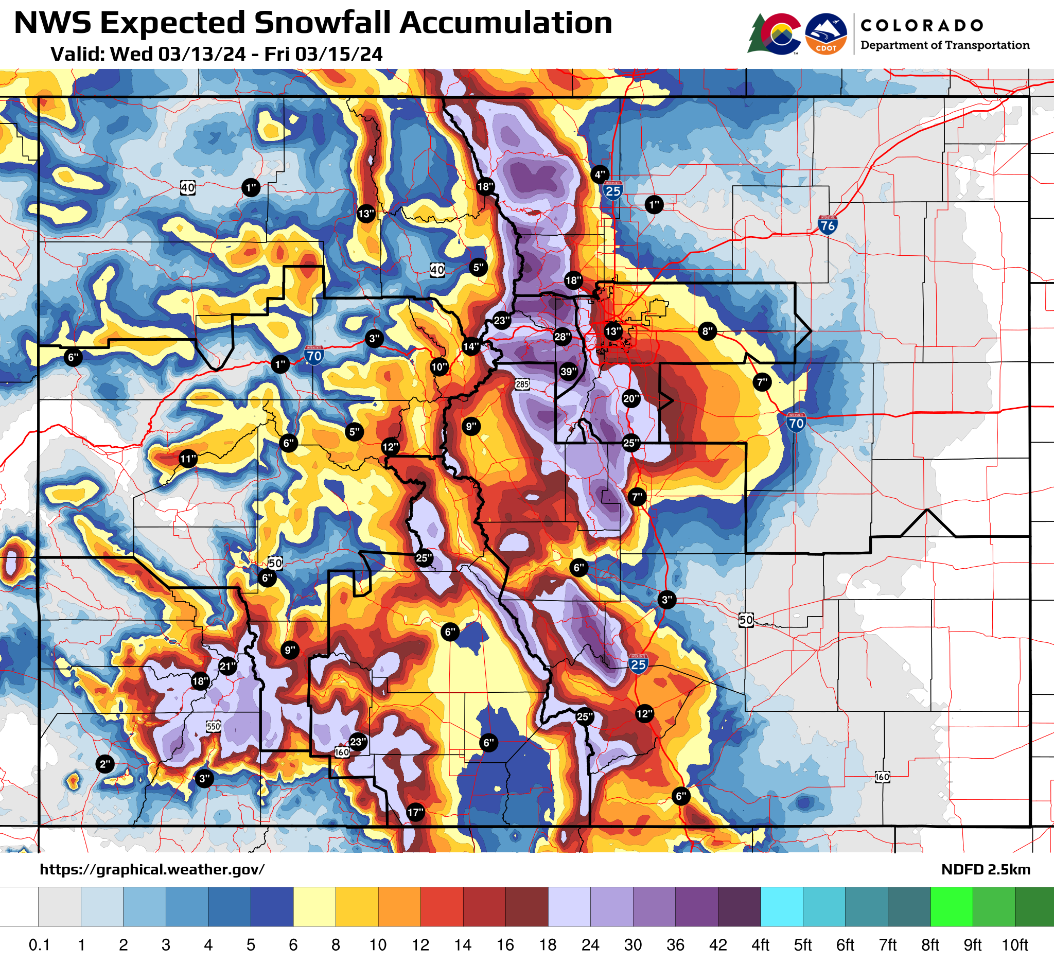 National Weather Service Expected Snowfall Accumulation for 03122024 to 03142024.png detail image