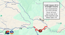 Clear Creek Canyon US 6 Overnight Closure Map 07092025.png thumbnail image
