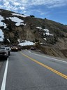 Heavy-duty trucks working to clear the debris from the Loveland Pass US 6 landslide from the morning 06172025.jpg thumbnail image