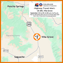 Maintenance Alert Map US 285 Villa Grove 09222025.png thumbnail image