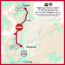 Map of US 550 overnight closure between Silverton and Ouray.png thumbnail image