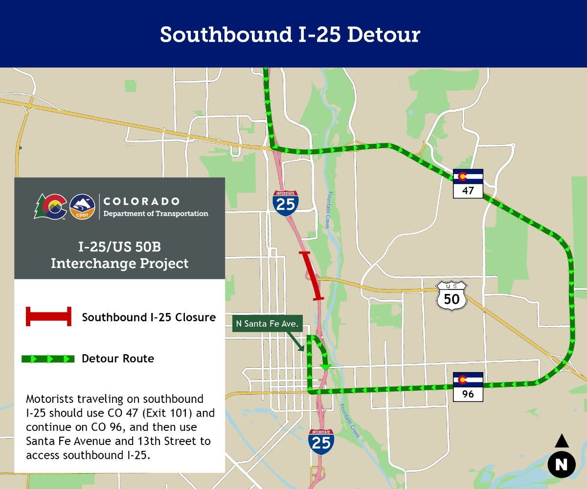 Southbound I-25 detour.jpg detail image
