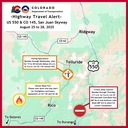 US550 Closure and CO145 maintenance operations map 08252025-08282025.png thumbnail image