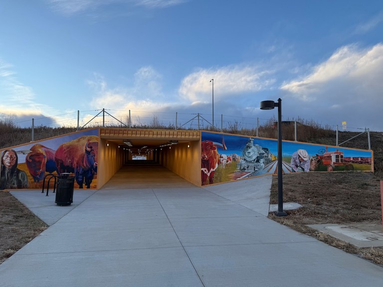 Firestone-Longmont Mobility Hub mural