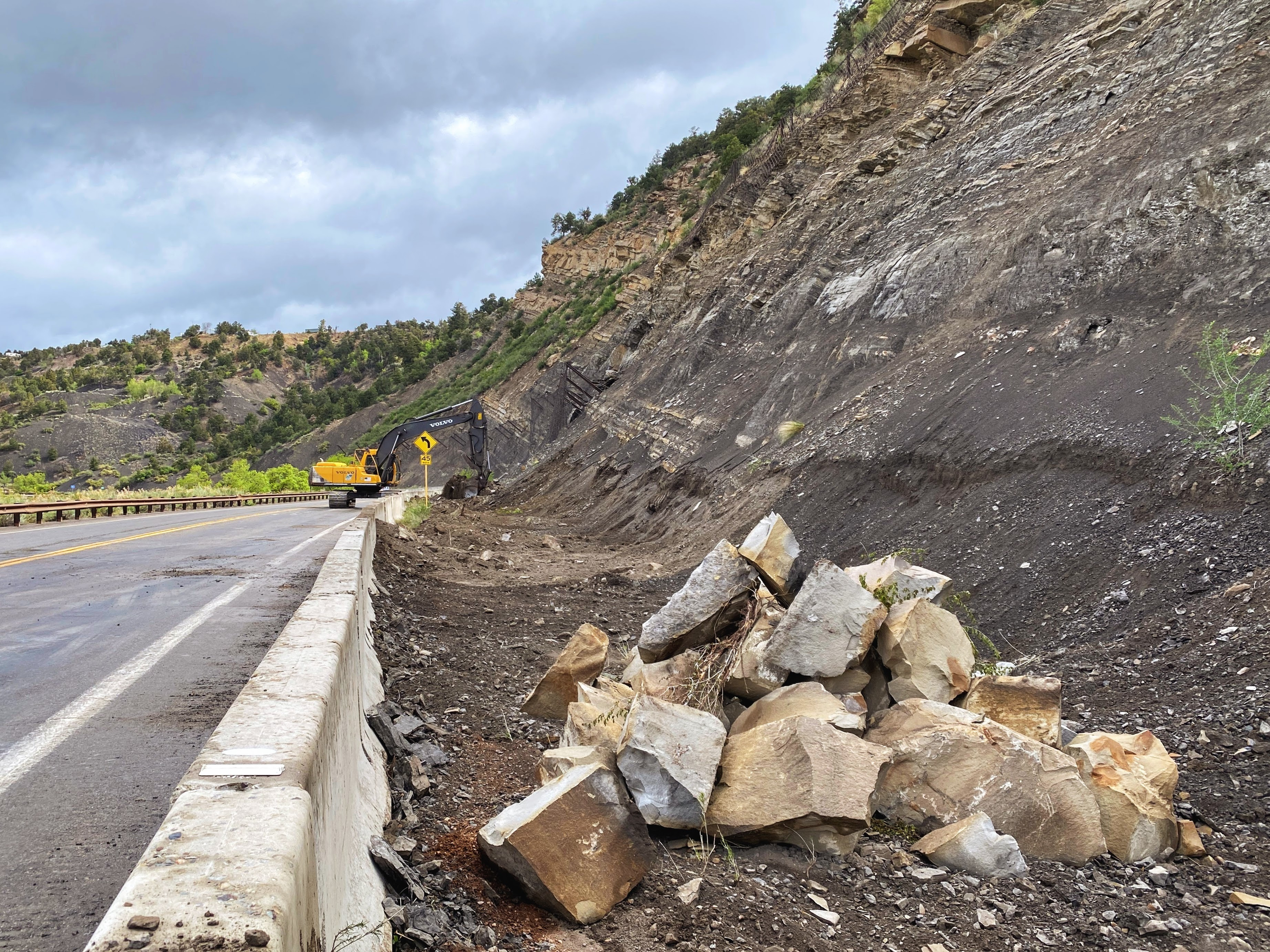 Rockfall mitigation work on CO 3 in Durango.jpg detail image
