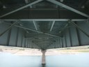 The girders underneath the main span of the US 50 bridge near the Dillon Pinnacles, located west of Gunnison thumbnail image