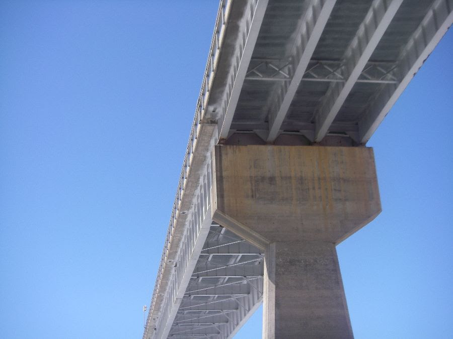 Underneath the US 50 bridge near the Dillon Pinnacles, located west of Gunnison detail image