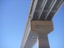 Underneath the US 50 bridge near the Dillon Pinnacles, located west of Gunnison thumbnail image