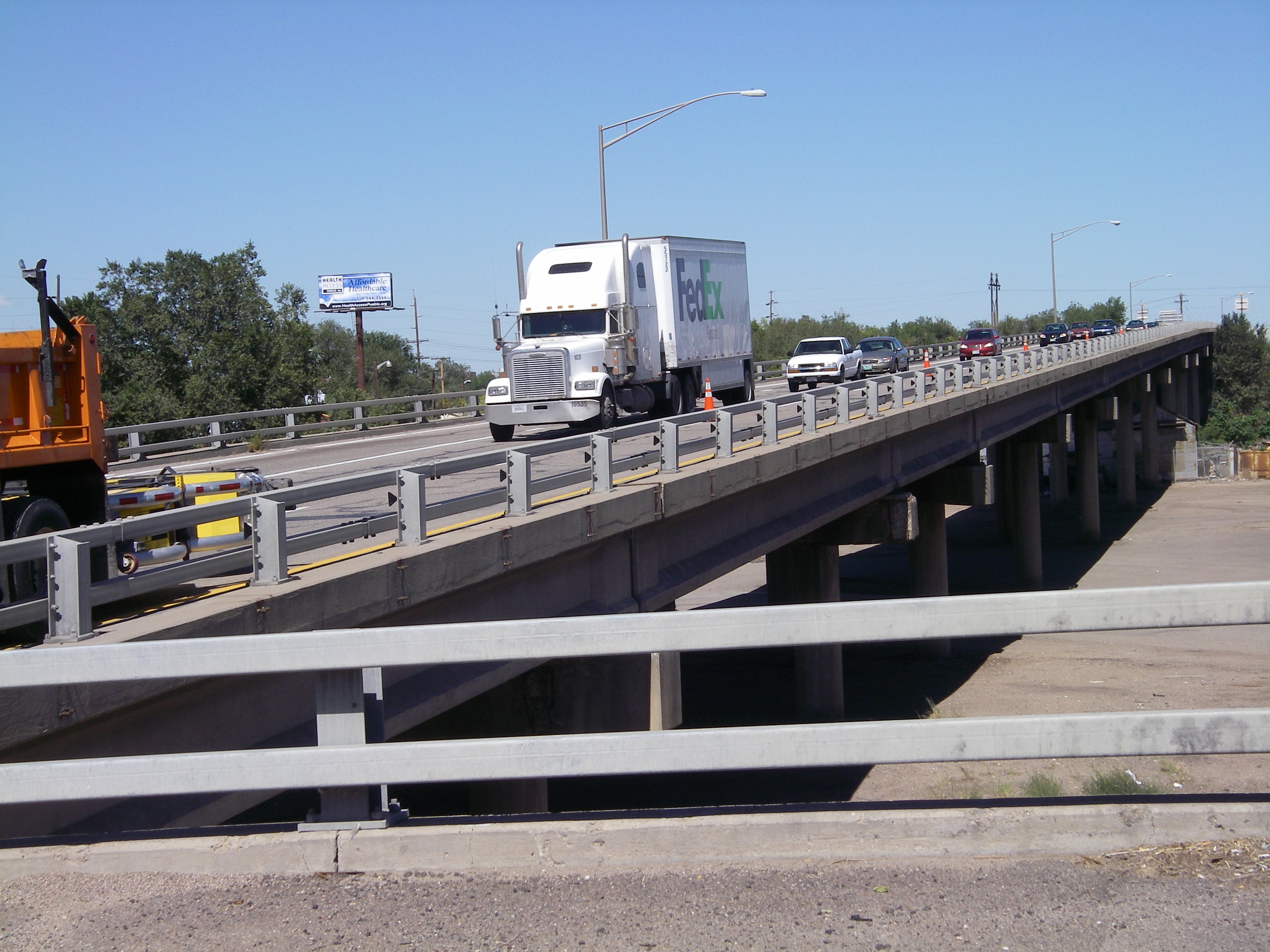 I-25 Southbound over NP Railroa, IIex Street, and Bennet Street detail image
