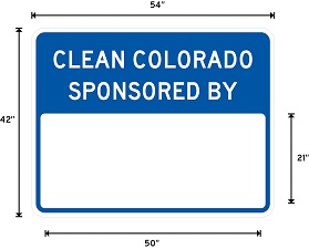 Clean Colorado Sign detail image
