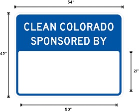 Clean Colorado Sign detail image