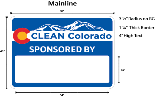 Clean Colorado Sign Clean Colorado Sign