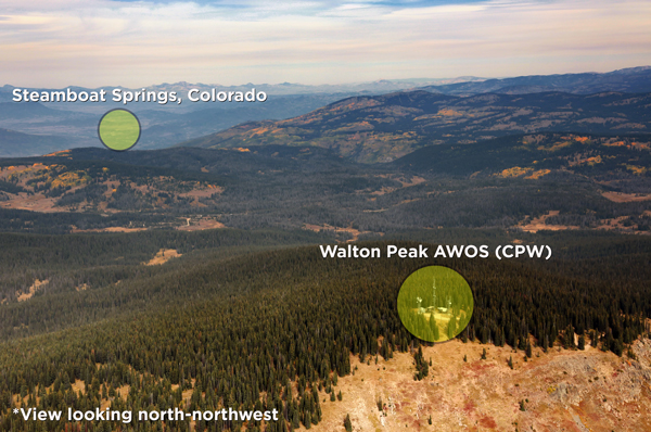 Walton Peak AWOS - NNW detail image
