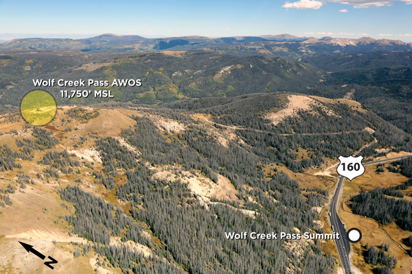 Wolf Creek Pass AWOS - Looking East detail image