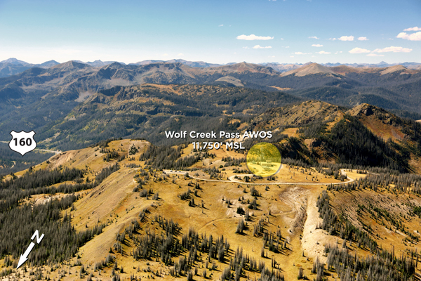 Wolf Creek Pass AWOS - Looking South detail image