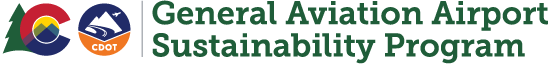 Colorado Airport Sustainability Program Logo detail image