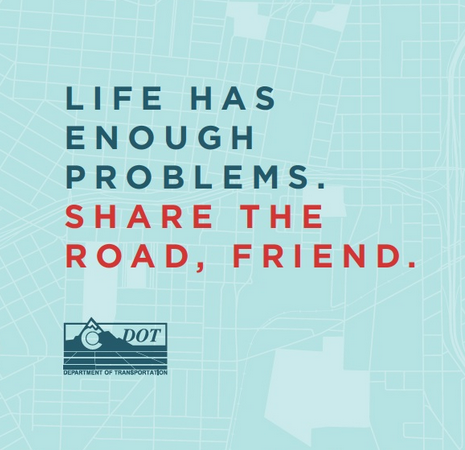 Share the Road Tagline detail image