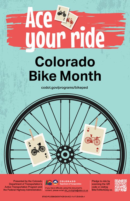 Colorado Bike Month Poster 2025 Colorado Bike Month Poster 2025