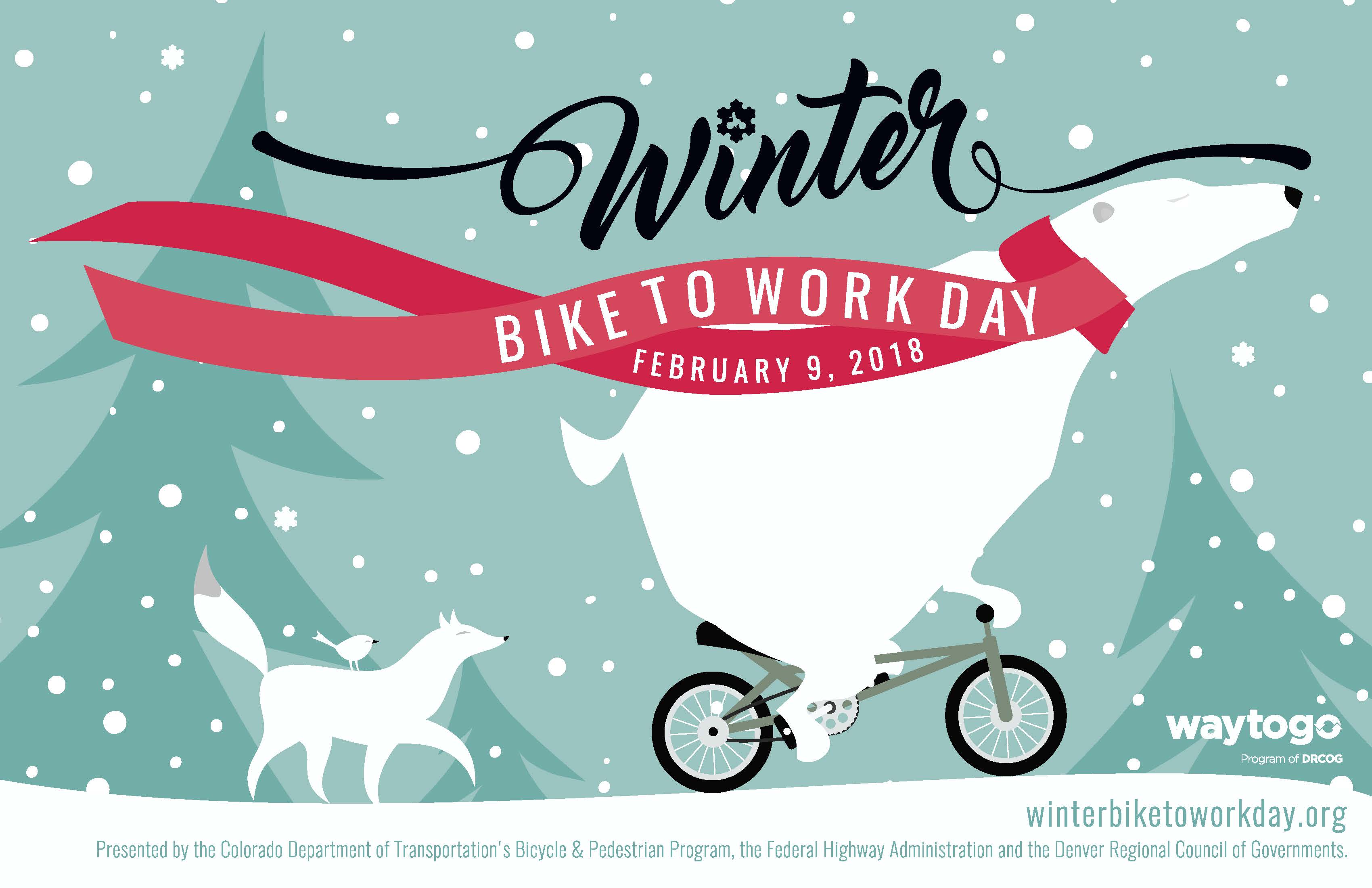 Winter Bike to Work logo detail image