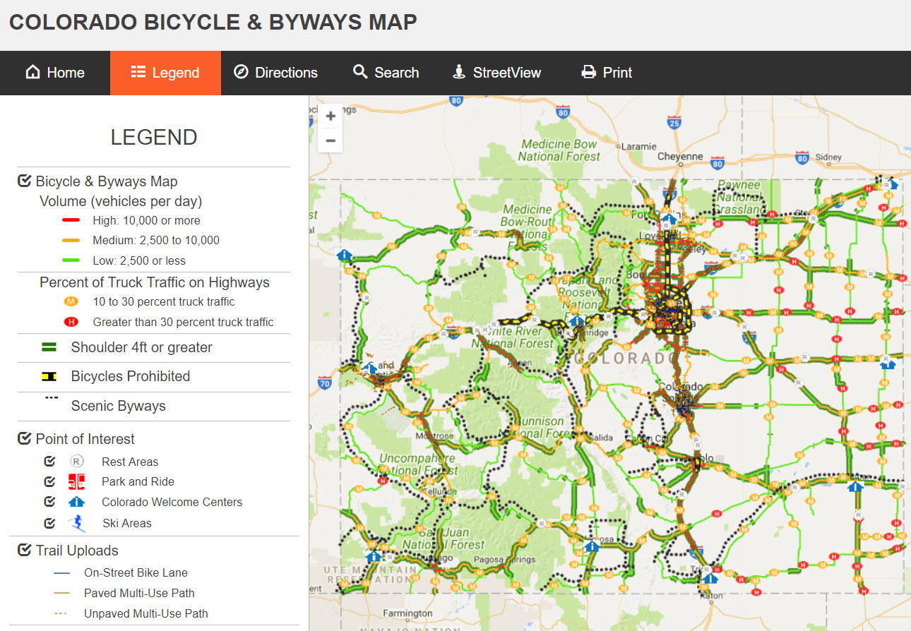 Bicycle Map Image detail image