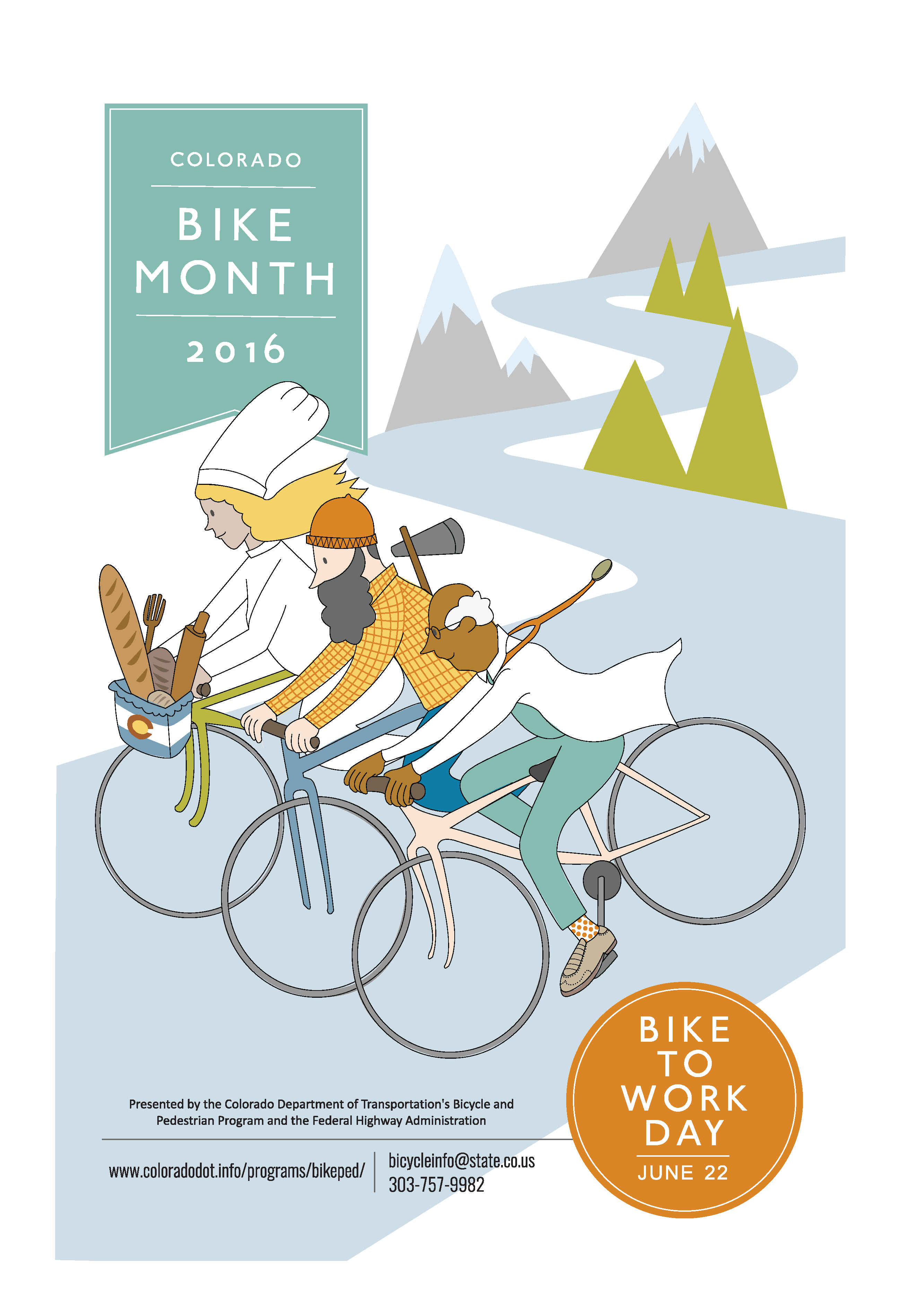2016 Bike Month Poster Image detail image