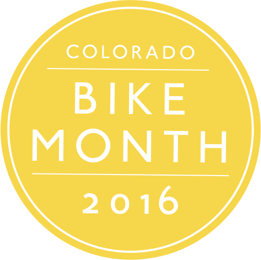 Yellow logo: Bike to Work Day detail image