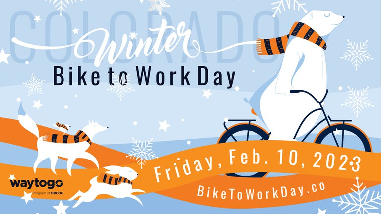Winter Bike to Work Day Poster